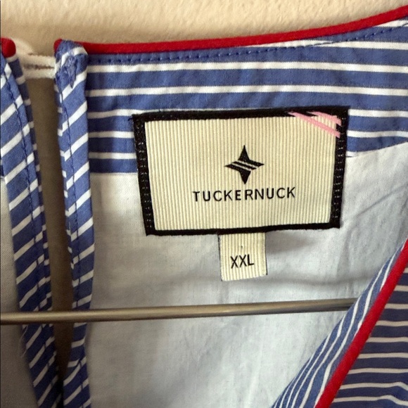 Tuckernuck Blue Stripe Charlotte Dress Size XXL - Picture 5 of 7